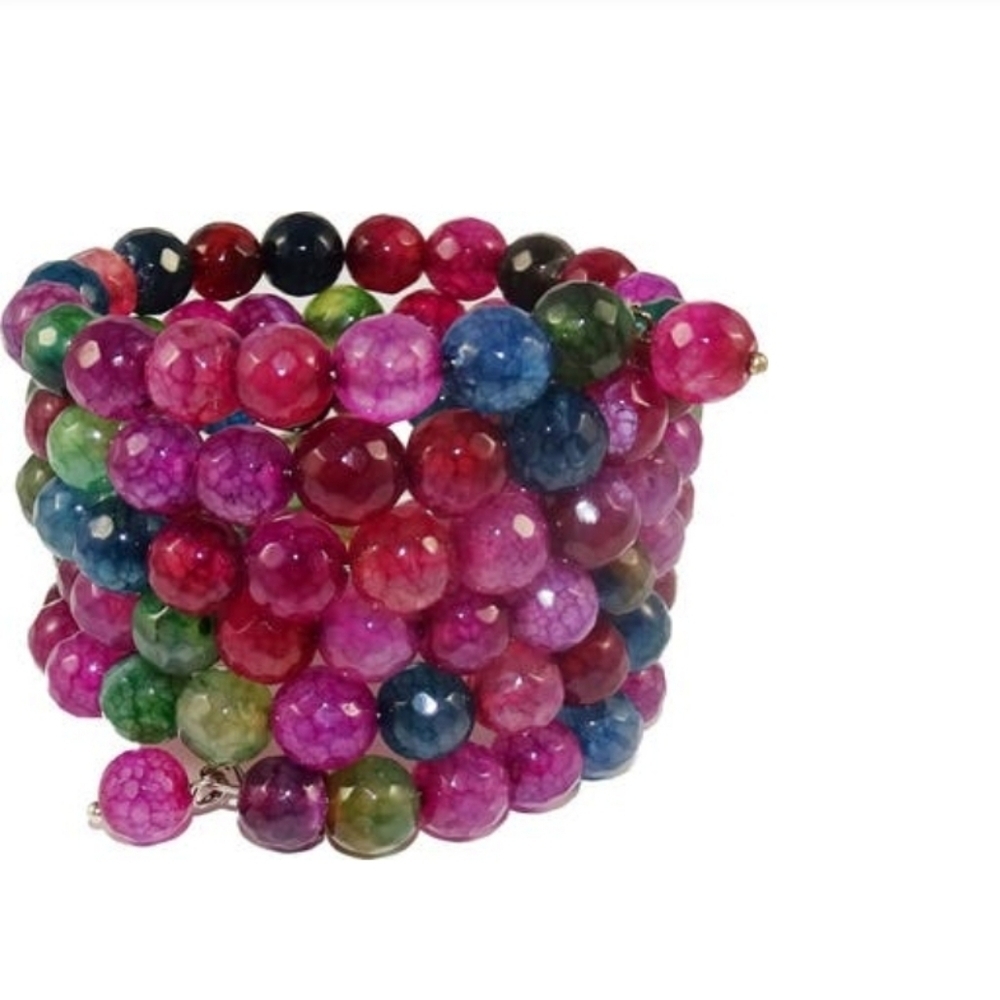 Savvy Cie Wrap Bracelet multi colors. One Size